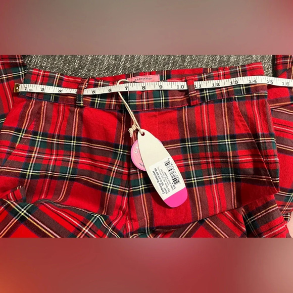 NWT CASTAWAY ANKLE CAPRI STRETCH TWILL ROYAL STEWART TARTAN PLAID - Picture 11 of 12